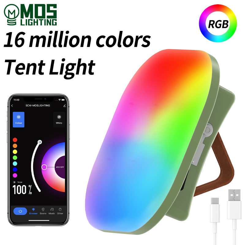 Audio Music By - Camping Lantaarn Oplaadbare Smart Licht Bluetooth