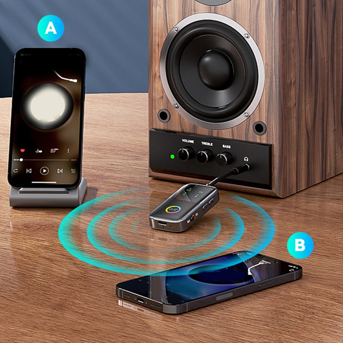 Audio Music Player Pc - Fijne HIFI Bluetooth 5.2 Audio Adapter