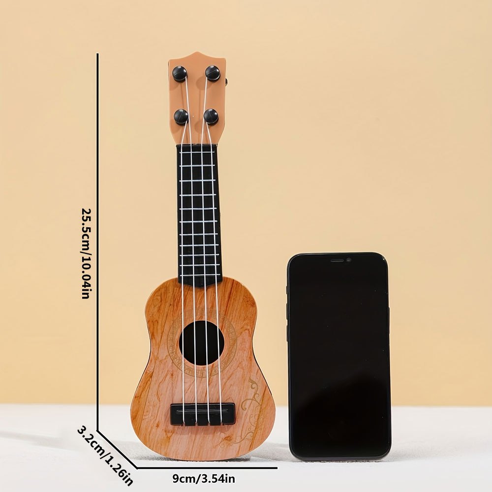 Ukulele Beginner Kit - Mini 4-snarige klassieke ukelele gitaarspeelgoed -