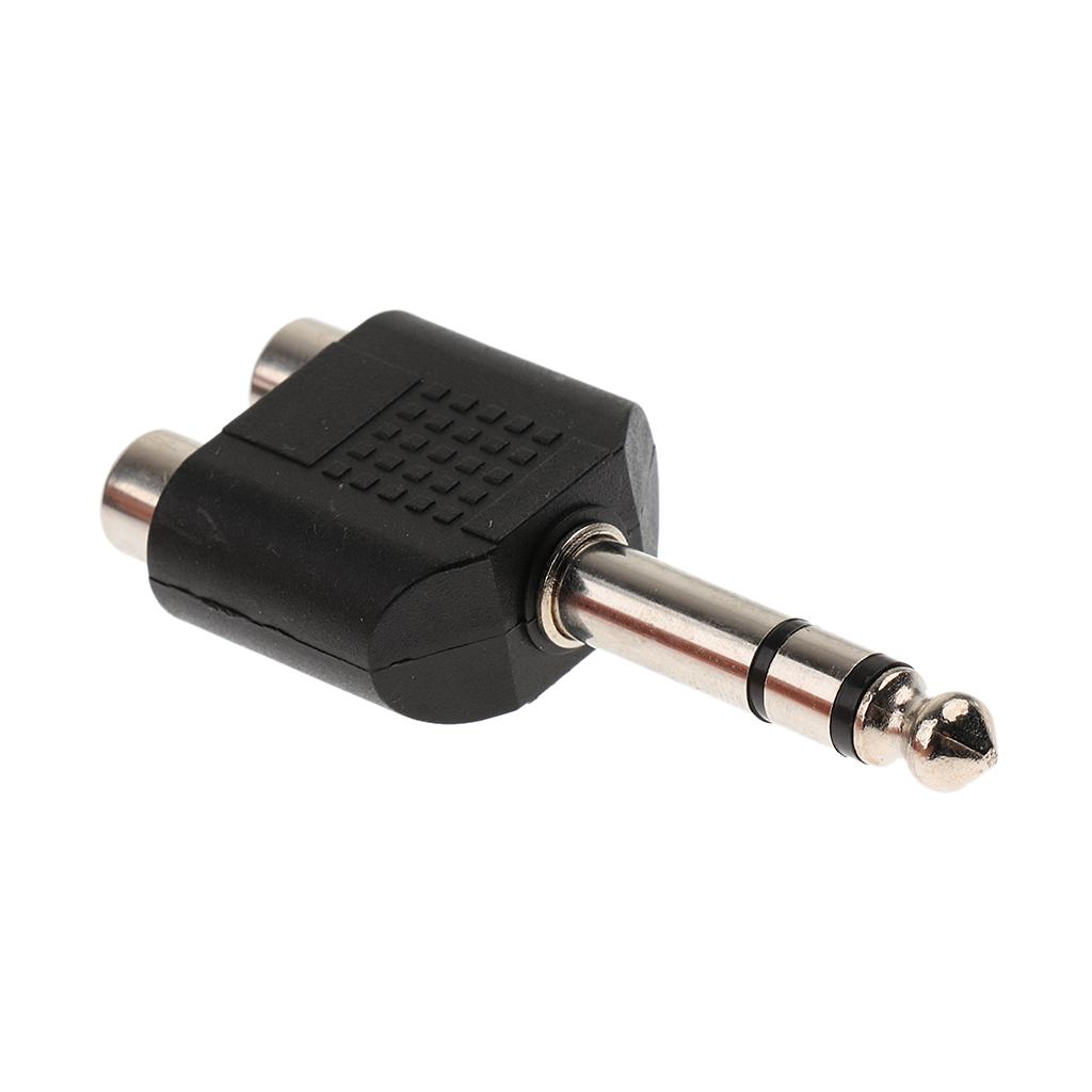 Audio And Music Splitter - Audiosplitter 6,5 mm naar dubbele RCA-kabel