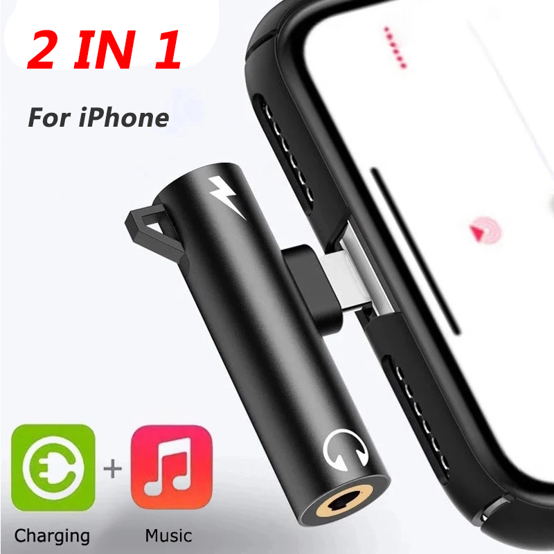 Audio And Music Splitter - 2 In1 Adapter Splitter Voor iPhone
