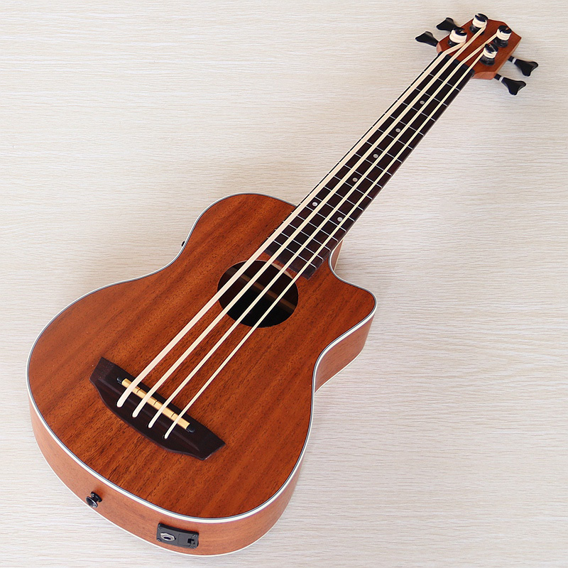 Ukulele Beginner Kit - Fretless & Fretted Elektrische Ukulele Basgitaar