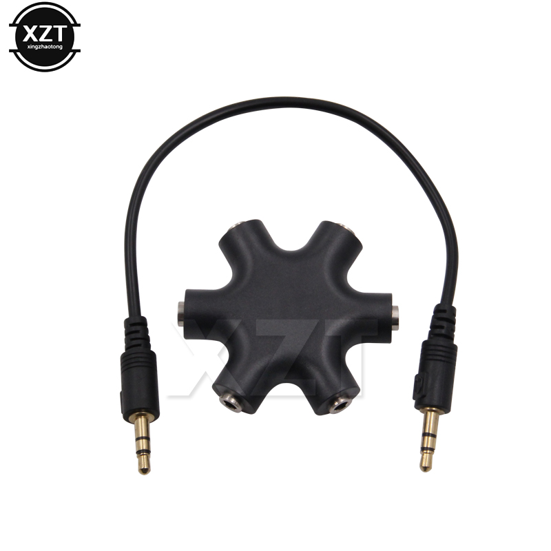 Audio And Music Splitter - 3,5 mm jack oortelefoon audio splitter