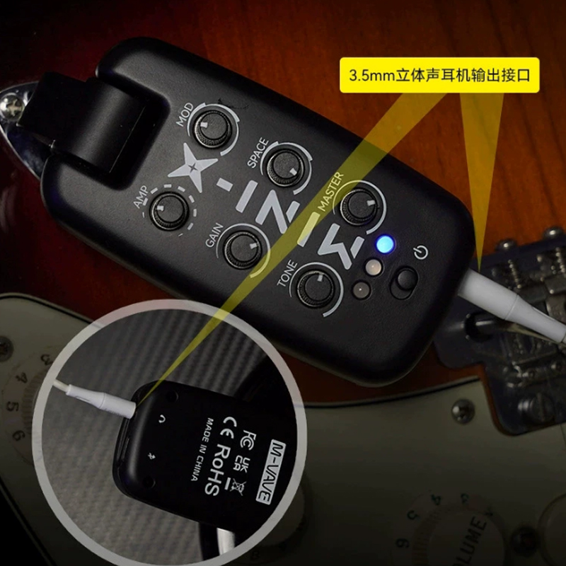 Portable Amplifier Mini - Nieuwe M-Vave Mini-X Hoofdtelefoonversterker Gitaar Bas
