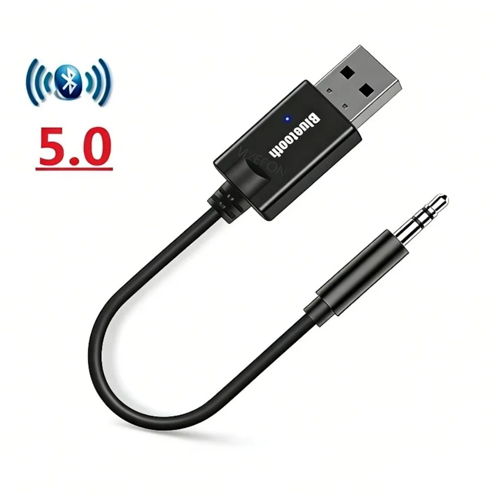 Audio Music By - Bluetooth-audio-ontvanger USB naar 3,5 mm jack-adapter