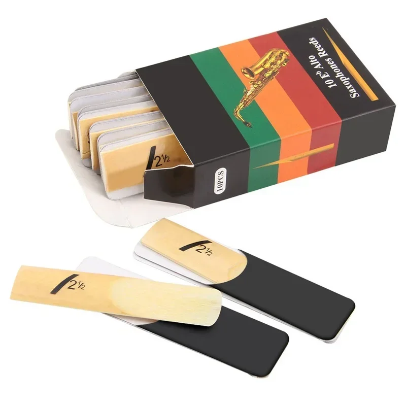 Saxophone Reed Pack - 10 stks/pak Saxofoon Fluitje 1.5/2.0/2.5/3.0/3.5/4.0 Riet