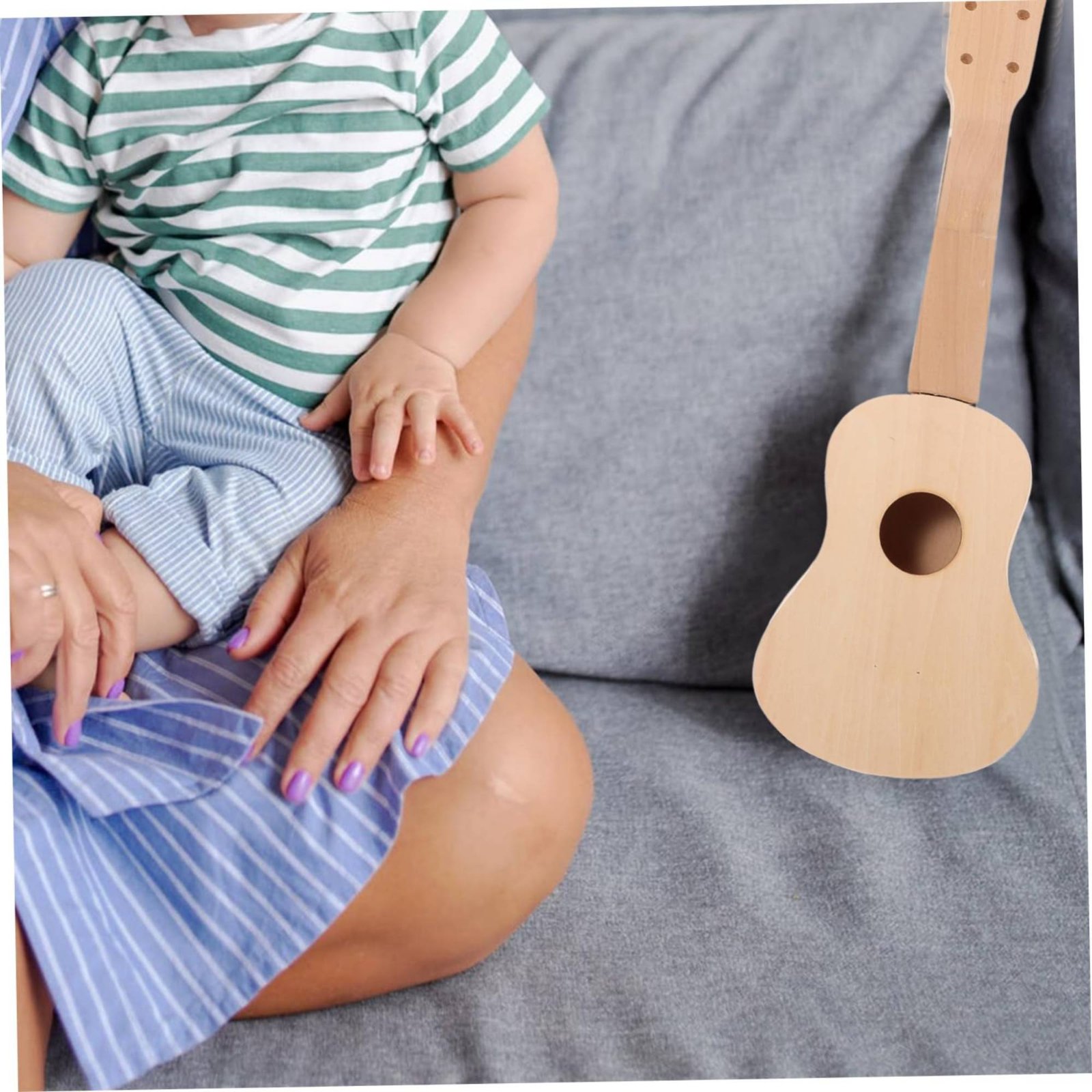 Ukulele Beginner Kit - 21 inch sopraan-ukelele-set, alle onderdelen inbegrepen,