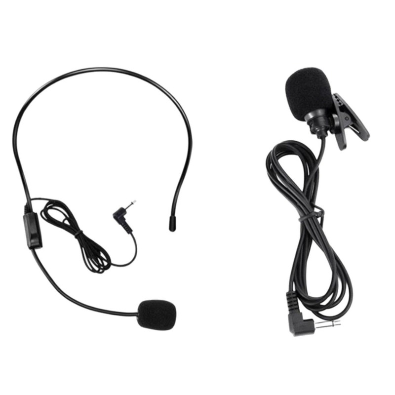 Portable Amplifier Mini - Bedrade Mini Bee-stemversterker Microfoon Universele headset-reversmicrofoon