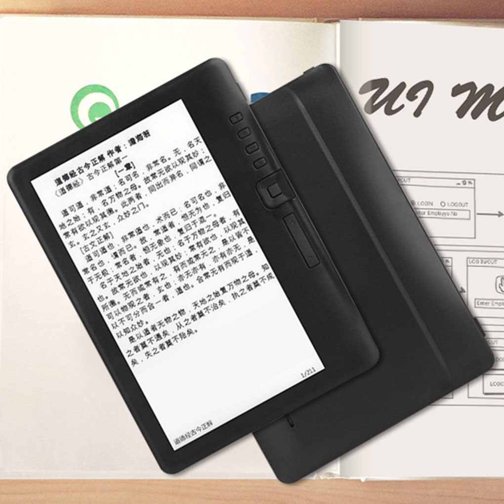 Music Audiobook - E-booklezer met 7-inch HD TFT-scherm Digitale