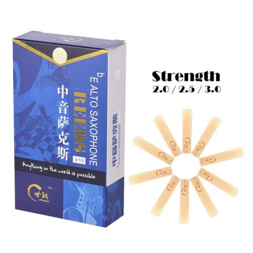 Saxophone Reed Pack - 10-pack Altsax Saxofoon Rieten Sterkte 3.0