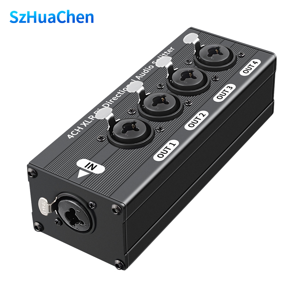 Cable Xlr Balanced - 6.35mm Interface 1x4 XLR Gebalanceerde Audio