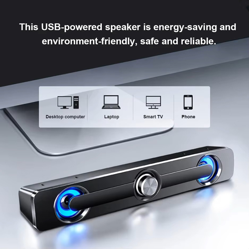 Audio Music Player Pc - Caixa De Som Bedrade luidspreker Soundbar