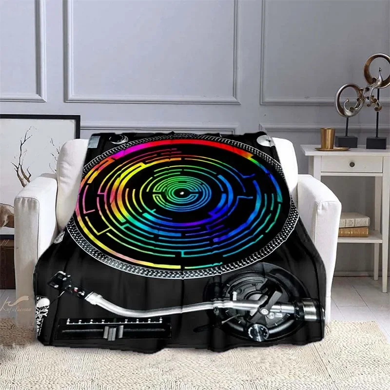 Audio Music King - Muziek DJ Flanellen Dekens Disc Player