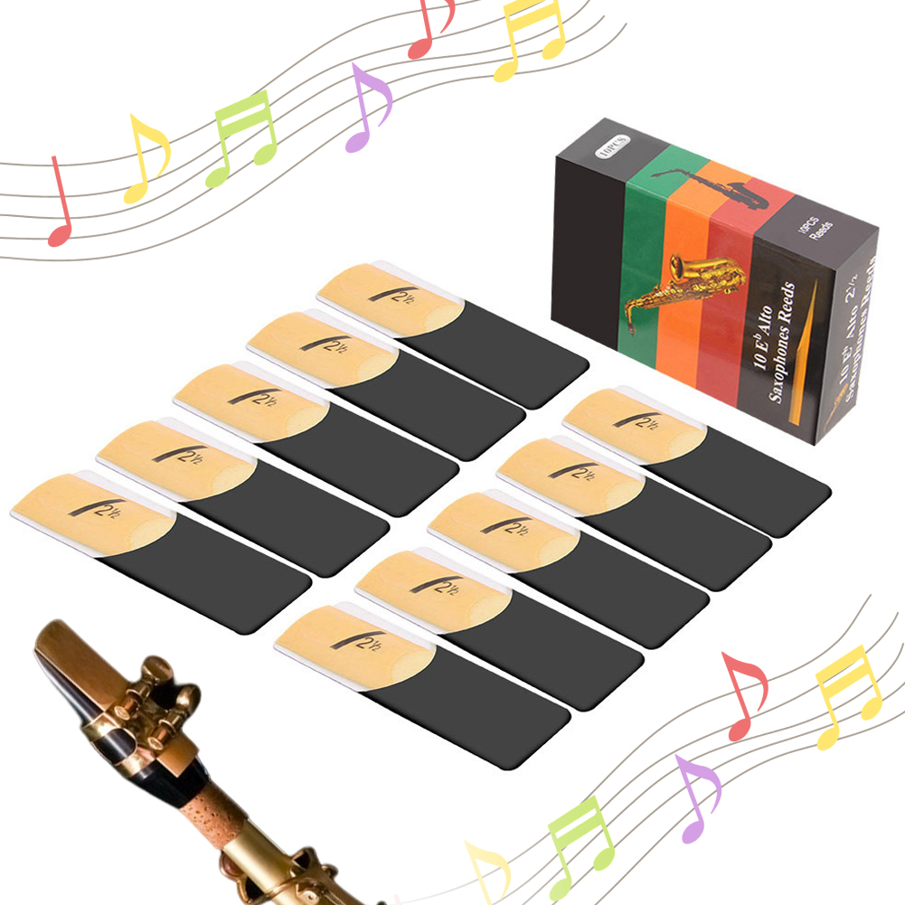 Saxophone Reed Pack - 10 Pack Eb Altsax Rieten Altsaxofoon