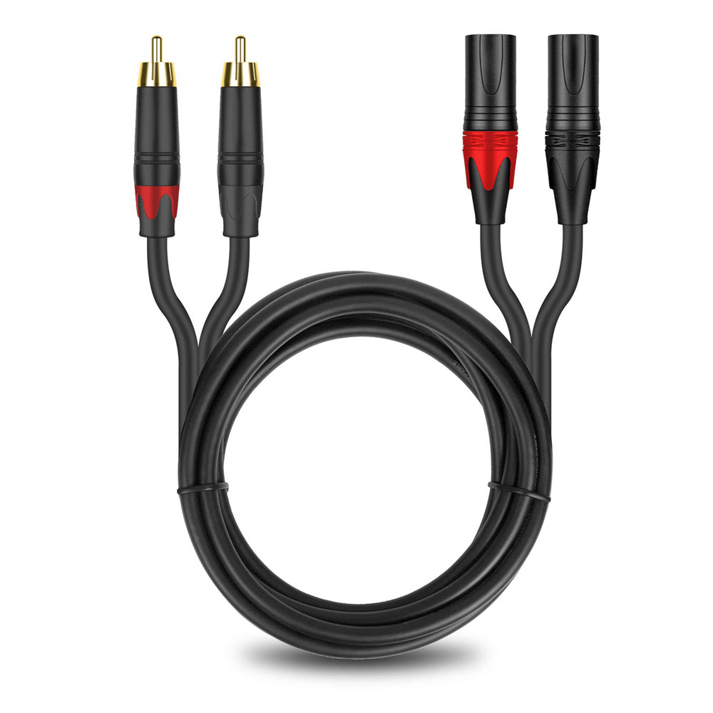 Cable Xlr Balanced - Dual Lotus 2RCA naar Dual Male