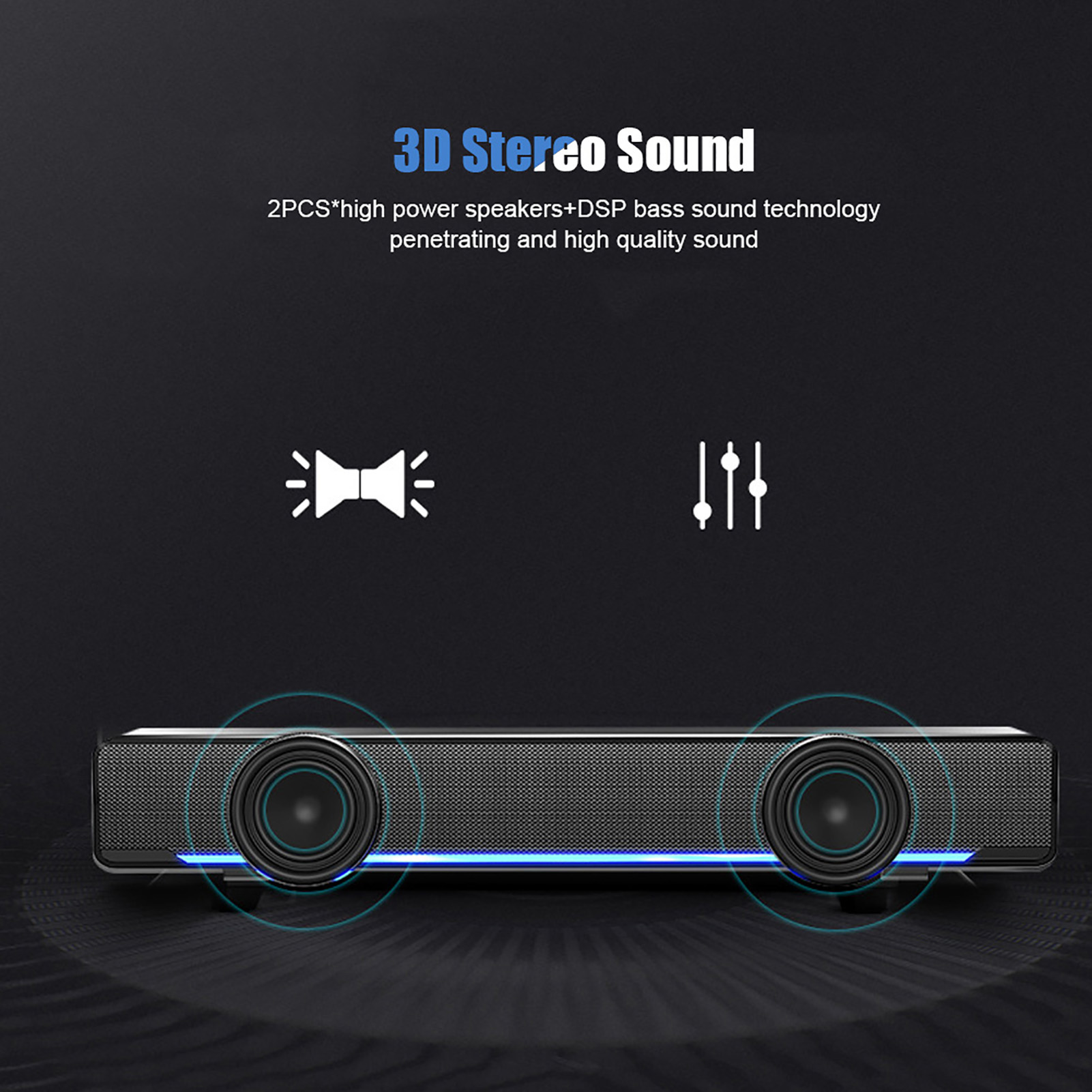 Draagbare Soundbar USB Bedrade - Audio Music Player Pc recensie en prijs