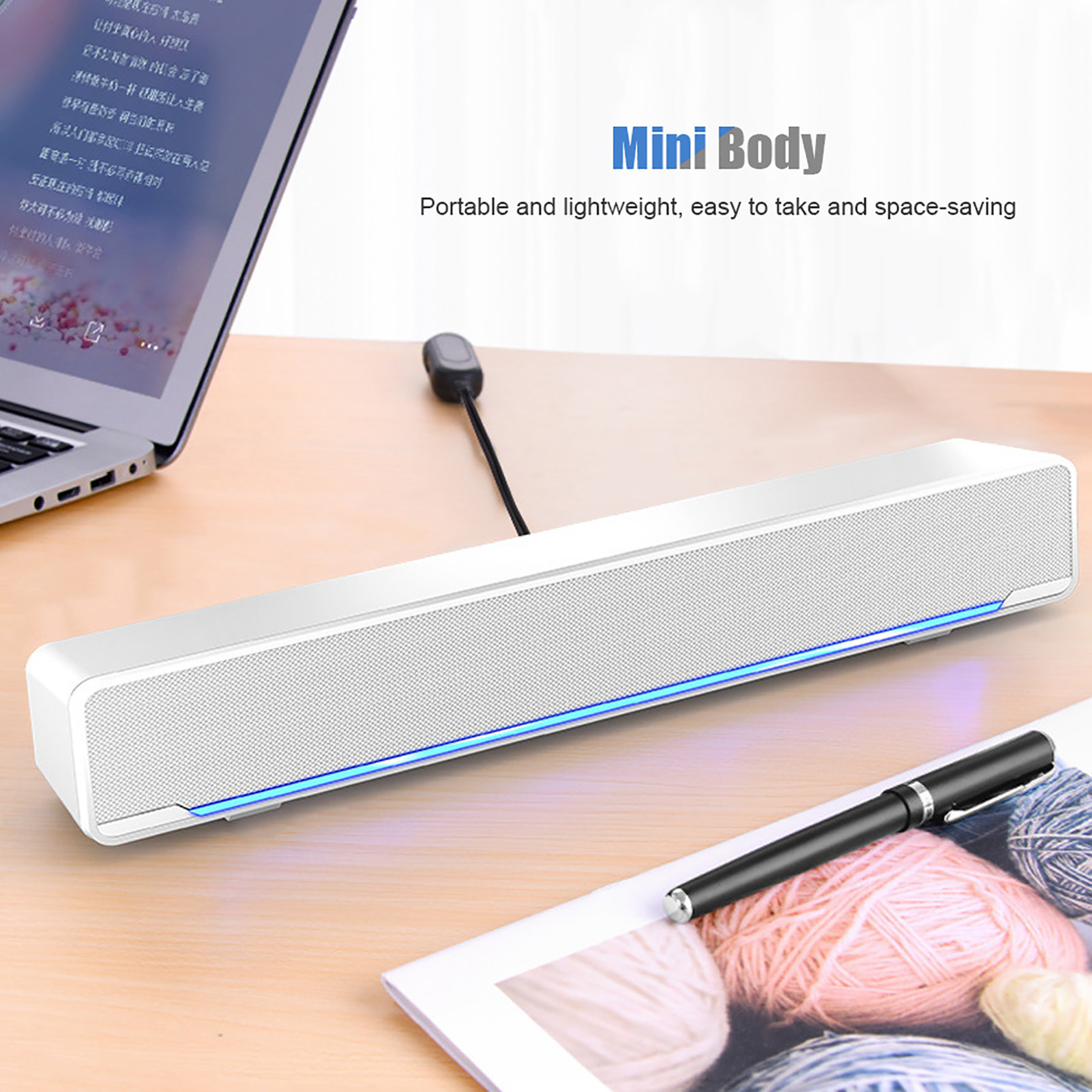 Draagbare Soundbar USB Bedrade - Audio Music Player Pc recensie en prijs
