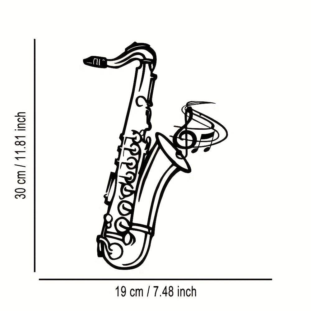 Metalen wanddecoratie saxofoon - Audio Music Live recensie en prijs