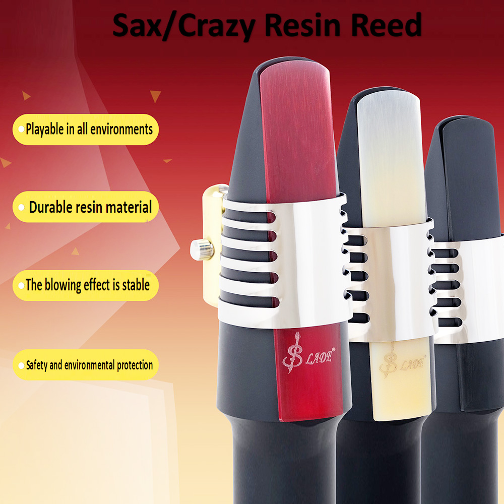 Nieuwe hars saxofoonriet Drie- - Saxophone Reed Pack recensie en prijs