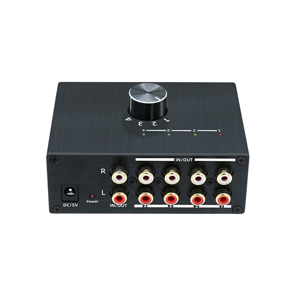 DTC5 4-weg stereo audioschakel - Audio Music Converter recensie en prijs