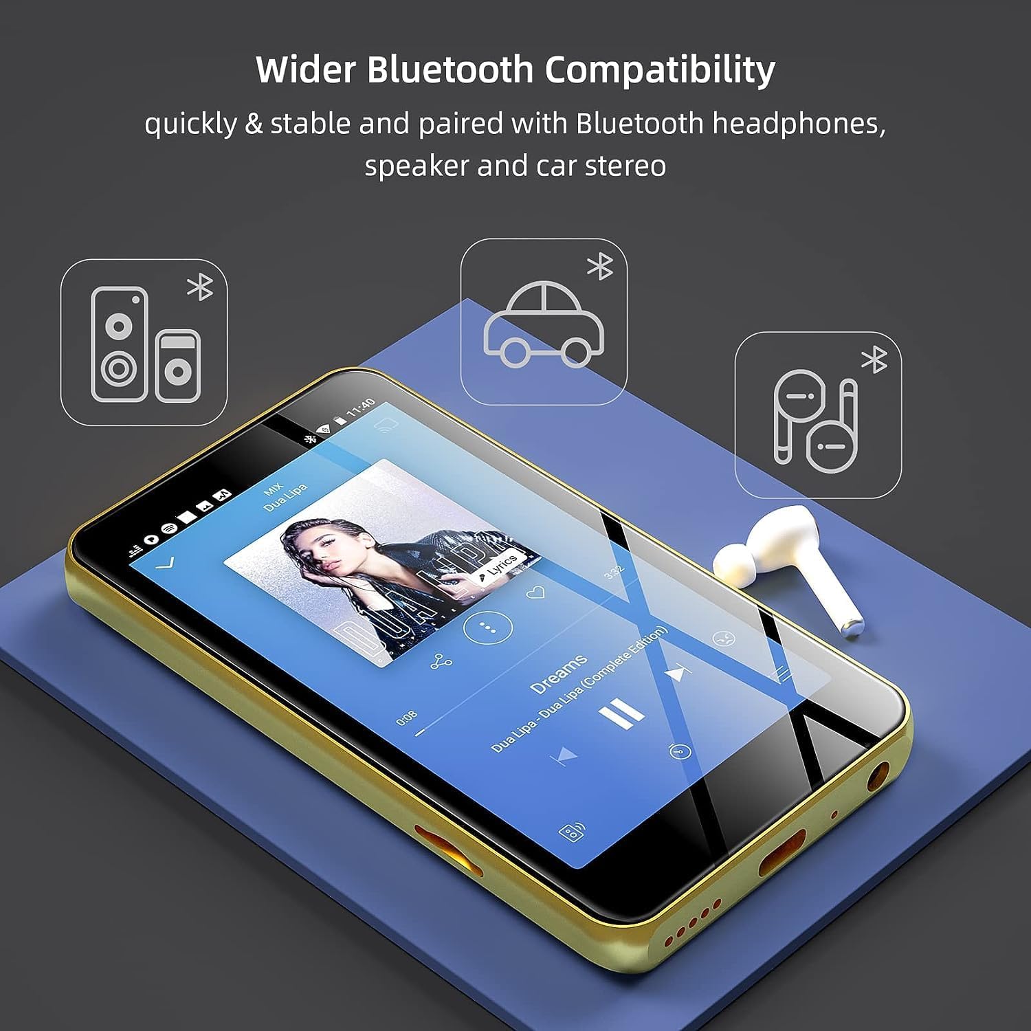 Reproductor MP4/MP3-speler Blu - Music Audiobook recensie en prijs