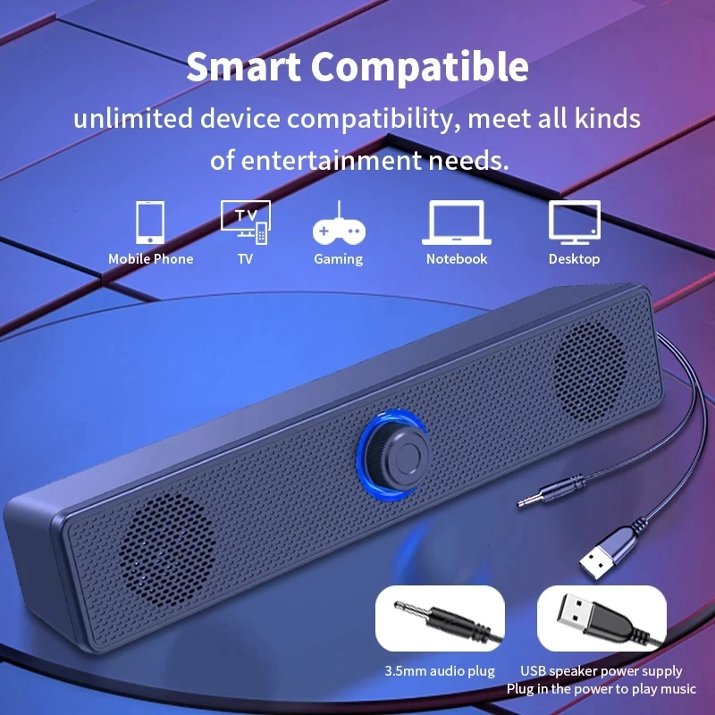 Soundbar Computer PC TV Laptop - Audio Music Player Pc recensie en prijs