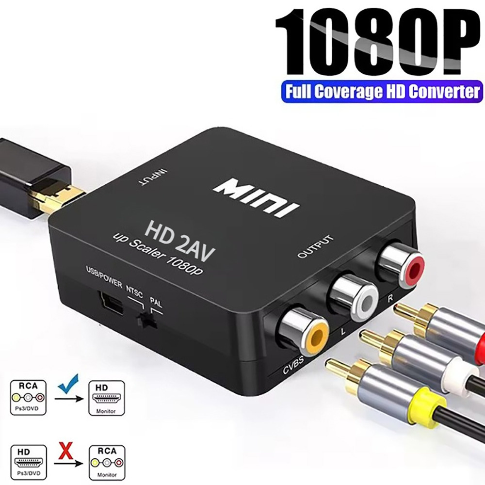 HDMI-compatibele naar AV RCA-a - Audio Music Converter recensie en prijs