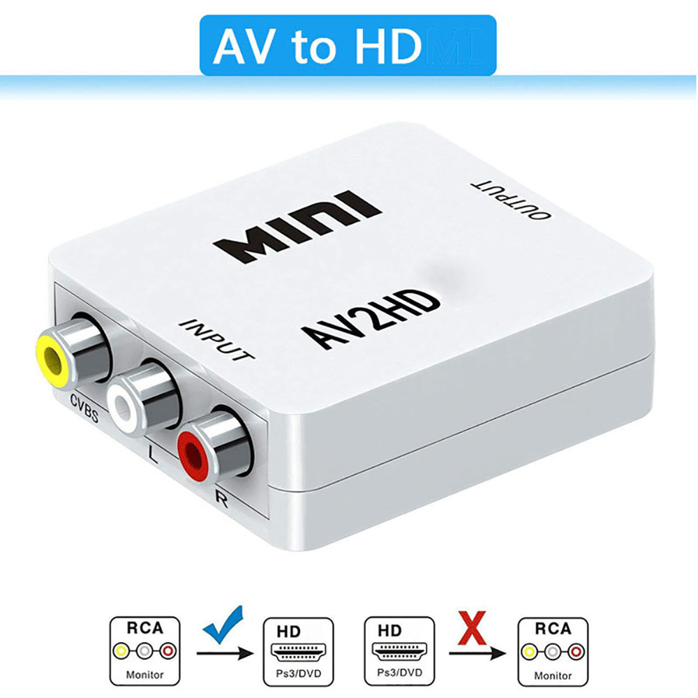 HDMI-compatibele naar AV RCA-a - Audio Music Converter recensie en prijs