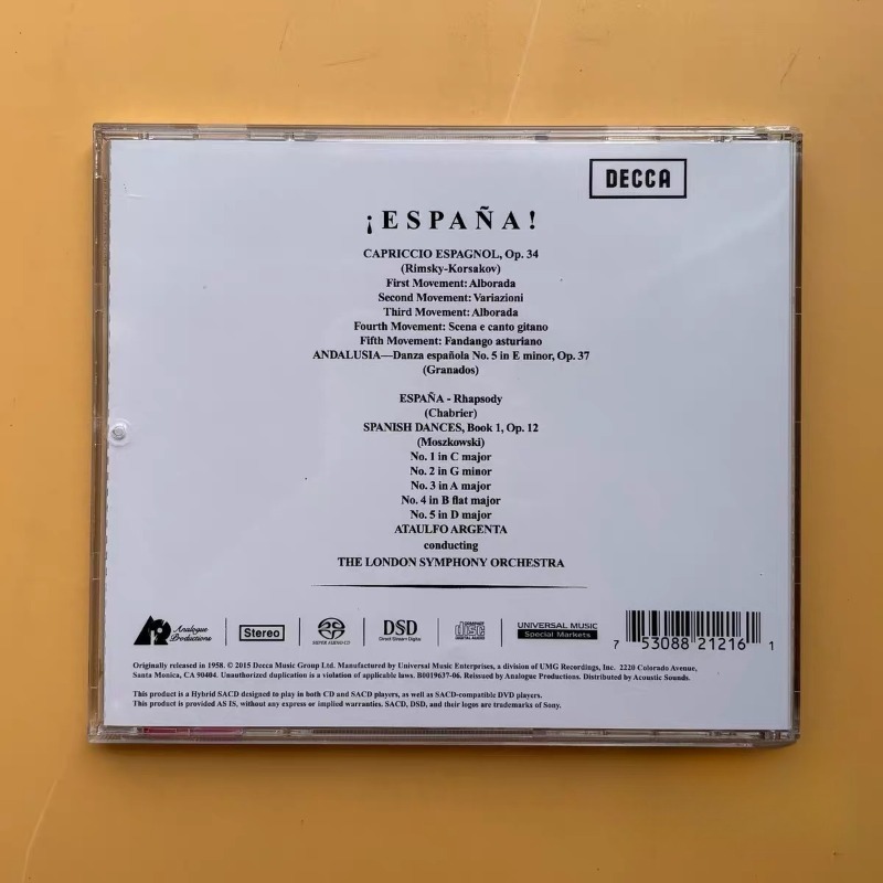 Spaanse Rhapsody Muziek CD Pop - Audio Music Hip Hop recensie en prijs