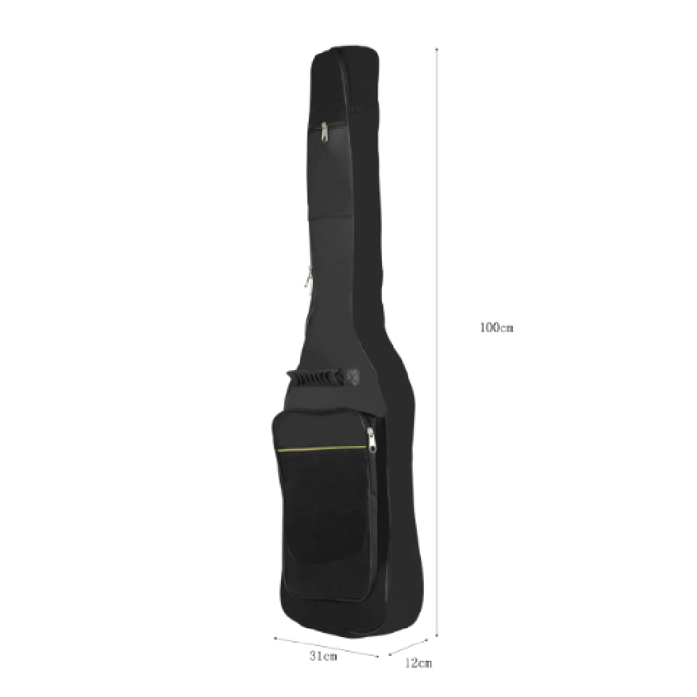 Zwarte elektrische gitaar gigb - Case Guitar Gig Bag recensie en prijs