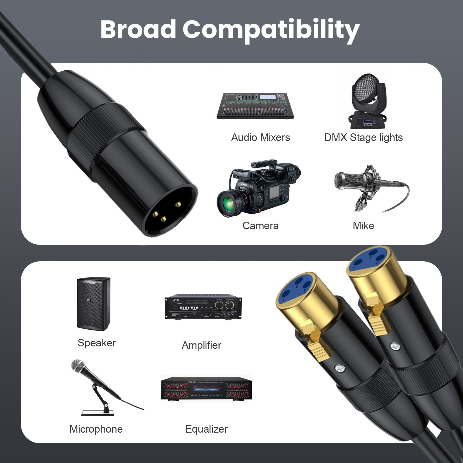Xlr 3P Splitterkabel, Xlr Mann - Cable Xlr Balanced recensie en prijs