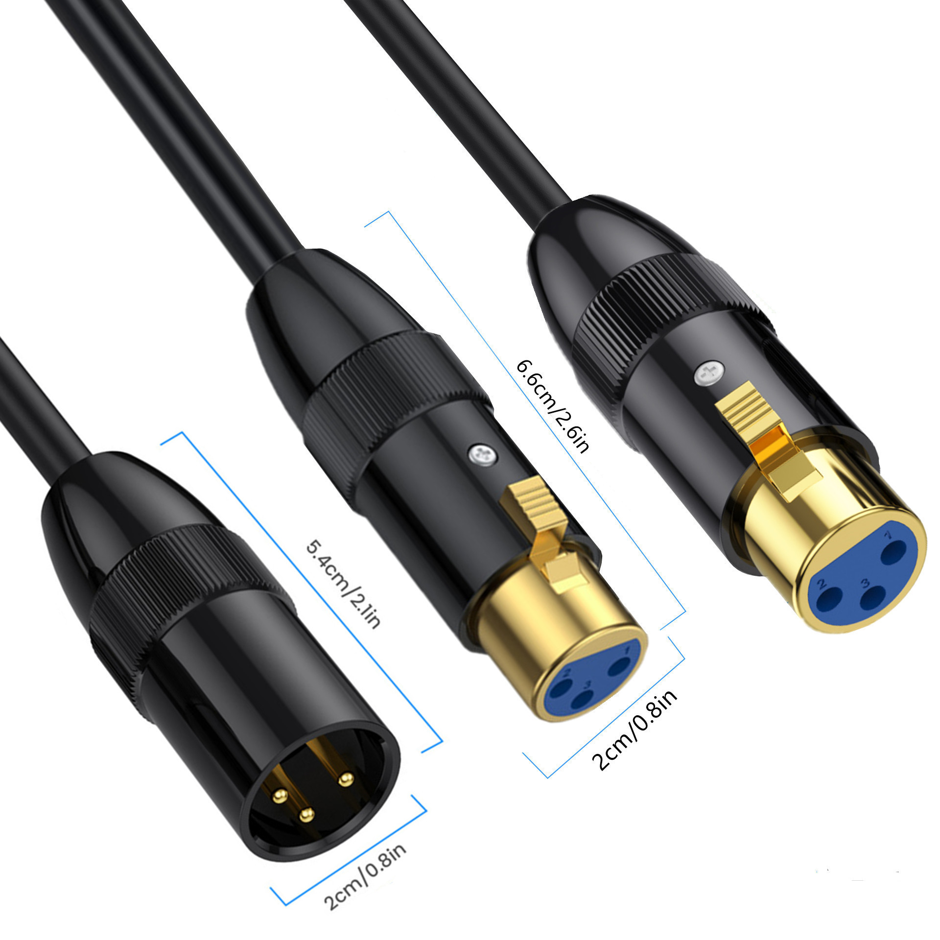 Xlr 3P Splitterkabel, Xlr Mann - Cable Xlr Balanced recensie en prijs