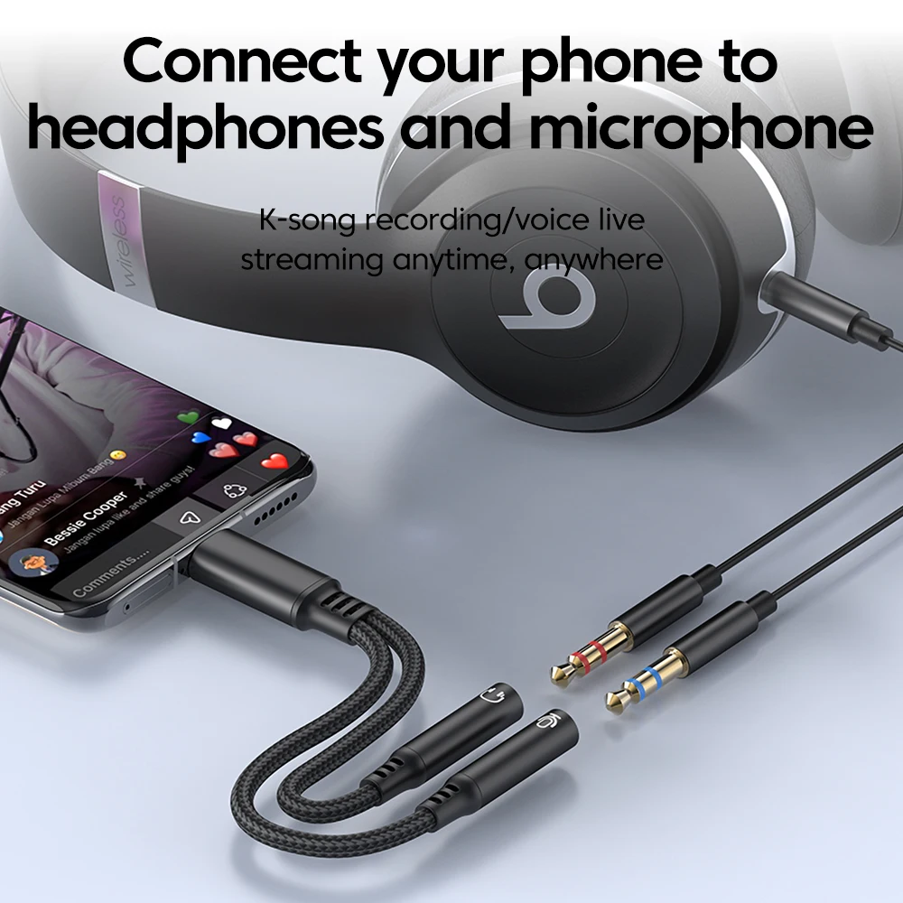 Type C Male Naar 3.5MM Jack Au - Audio And Music Splitter recensie en prijs