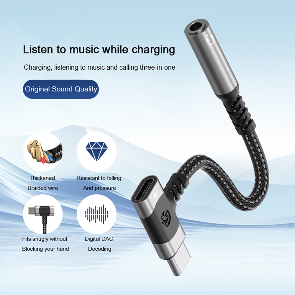 2-in-1 Type-C OTG Splitter Ada - Audio And Music Splitter recensie en prijs