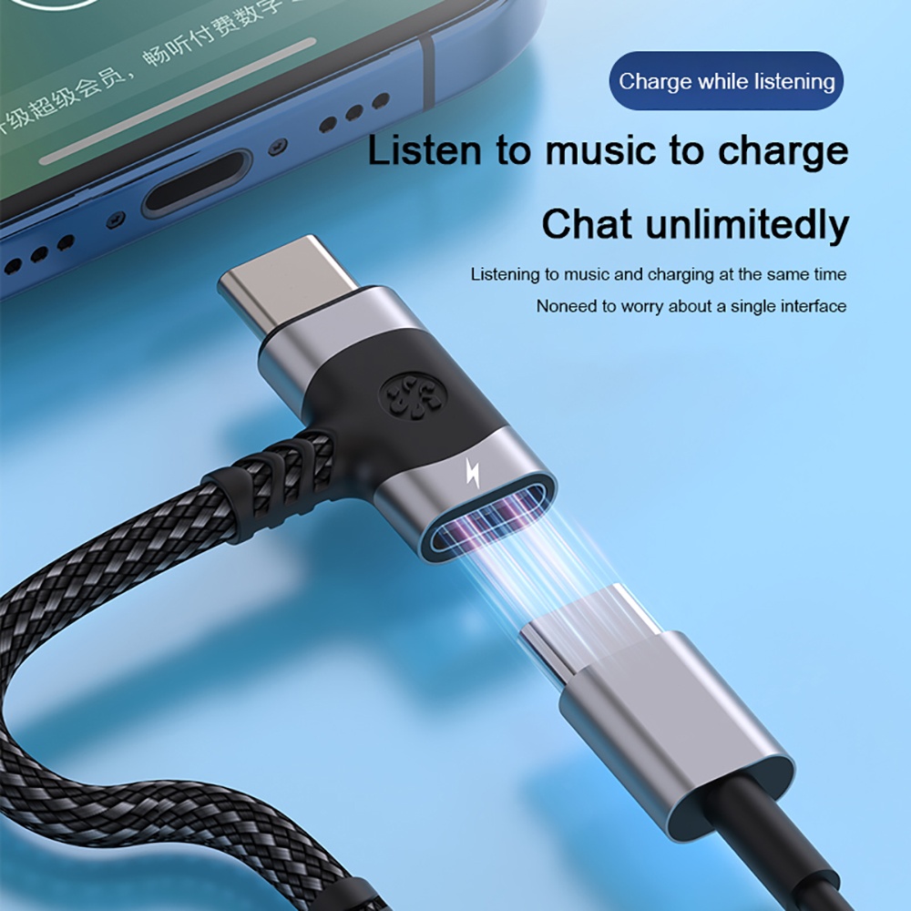 2-in-1 Type-C OTG Splitter Ada - Audio And Music Splitter recensie en prijs