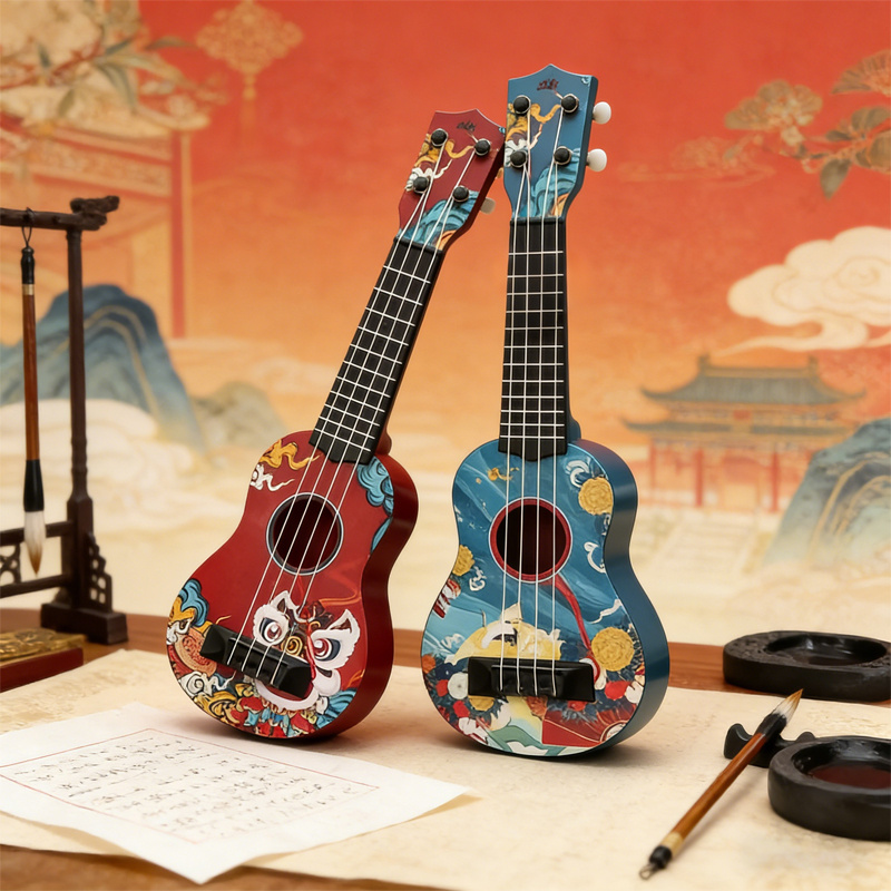 17,5 inch mini-ukelele, Chines - Ukulele Beginner Kit recensie en prijs