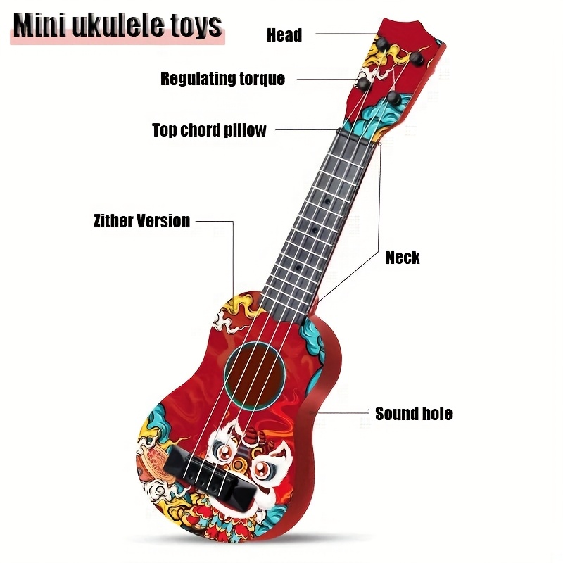 17,5 inch mini-ukelele, Chines - Ukulele Beginner Kit recensie en prijs