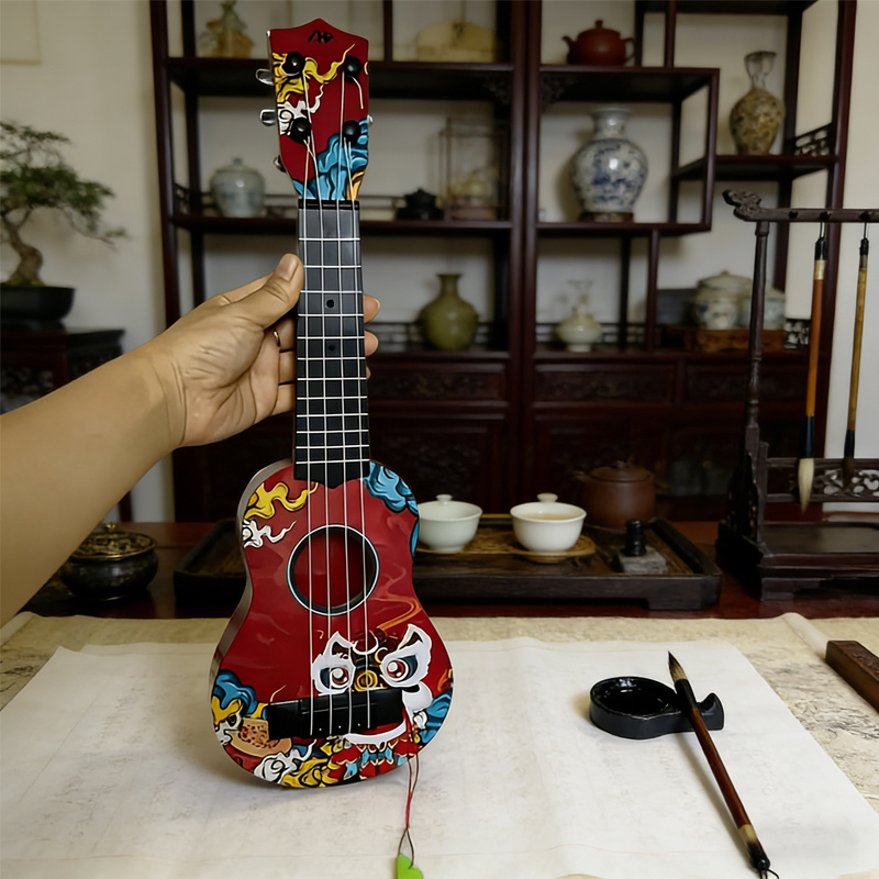 17,5 inch mini-ukelele, Chines - Ukulele Beginner Kit recensie en prijs
