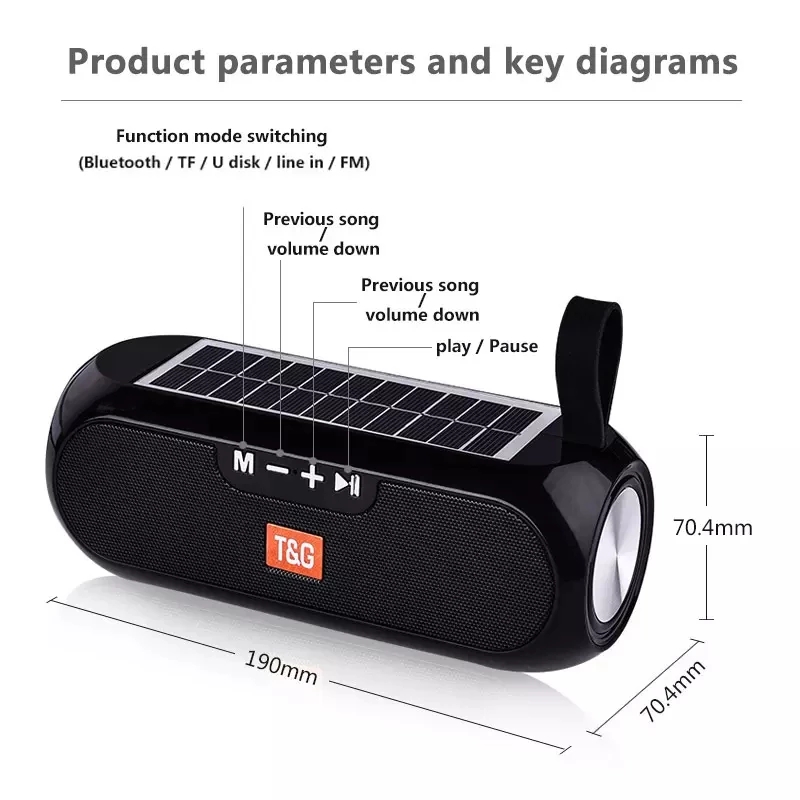 Solar Radio FM Outdoor Draagba - Audio Music Player Pc recensie en prijs