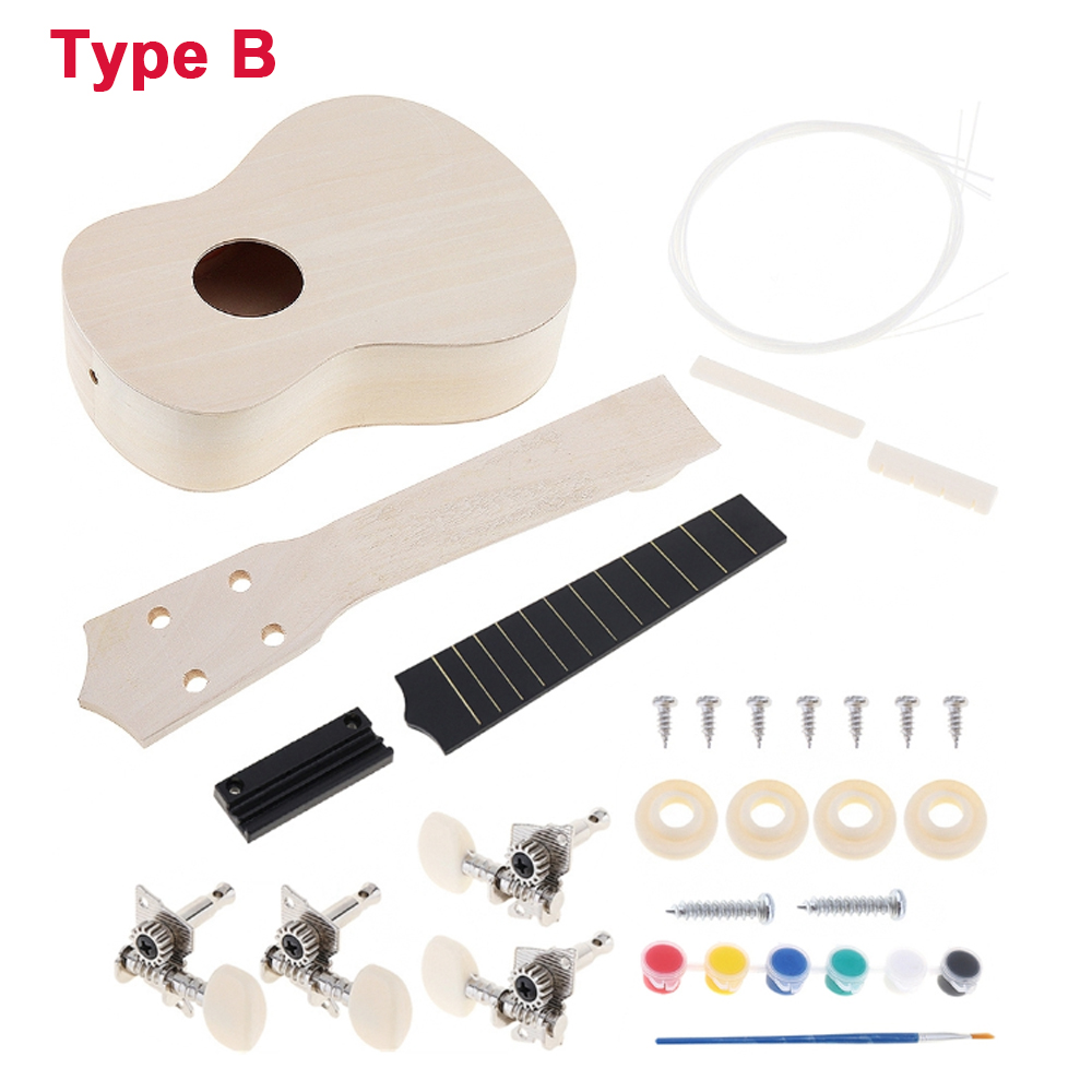 DIY Ukelele 21 Inch Kit Herten - Ukulele Beginner Kit recensie en prijs