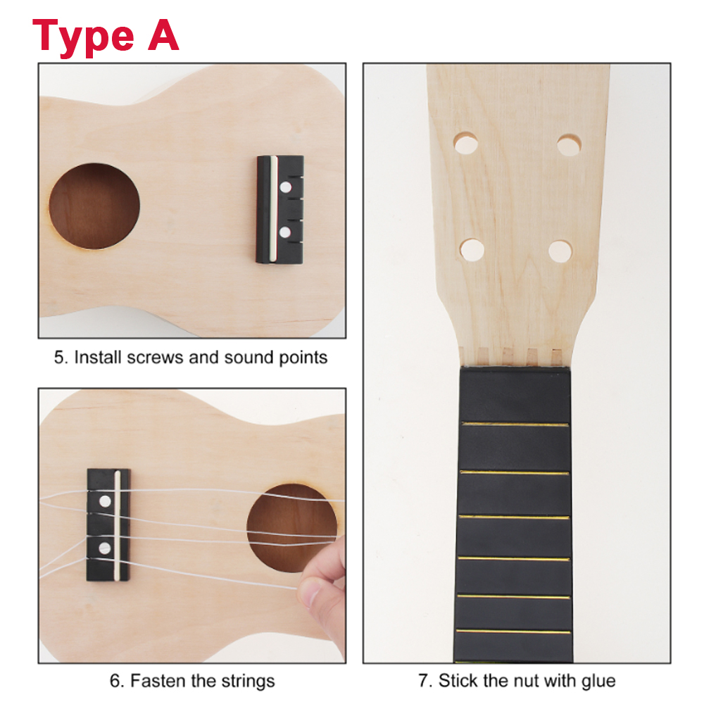 DIY Ukelele 21 Inch Kit Herten - Ukulele Beginner Kit recensie en prijs